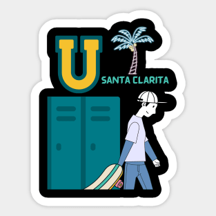 U Santa clarita Sticker